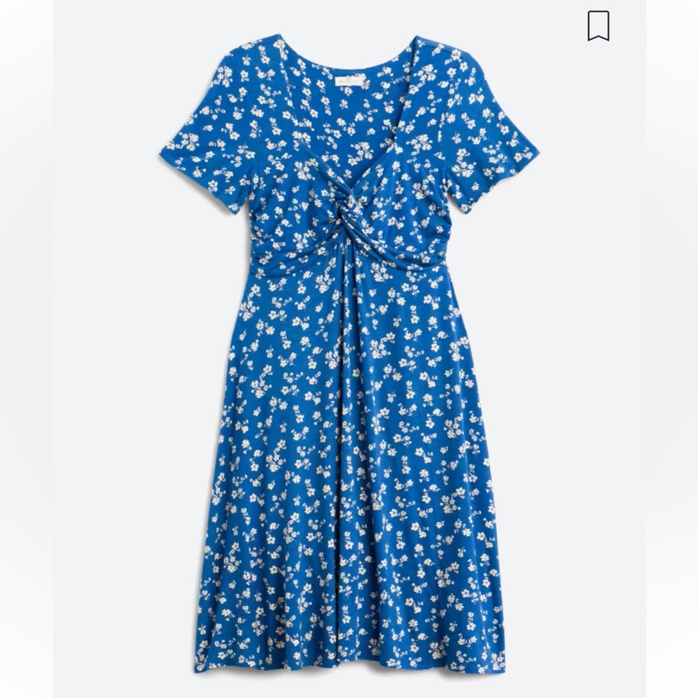 NWT Mason & Belle Samara Twist Front Knit Dress Sz Large